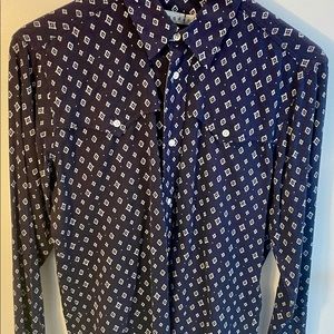 Sandro Paris navy blue shirt.